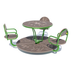 Карусель Miros “Класік” 3 місця, 1800х1800х700 мм, код: DIO308.1 Карусель Miros “Класік” 3 місця, 1800х1800х700 мм, код: DIO308.1