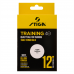 М"ячі для настільного тенісу Stiga Training ABS 12 шт (1110-2610-12), код: 931159-SVA