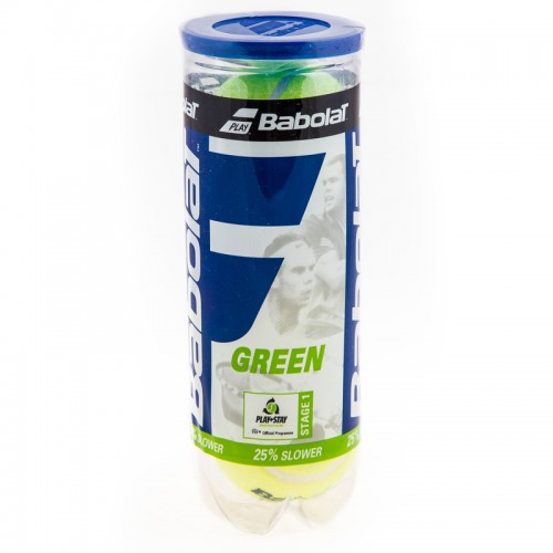 М"яч тенісний Babolat Green x3, код: 501034/113-WS М"яч тенісний Babolat Green x3, код: 501034/113-WS