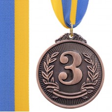 Медаль спортивна зі стрічкою PlayGame Liberty бронза, код: C-4872_B