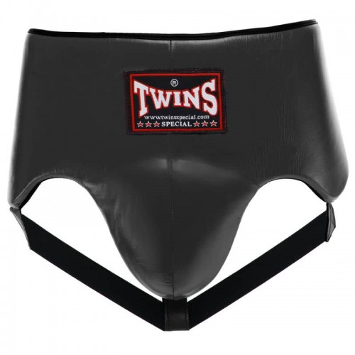 Захист паху чоловічий з високим поясом Twins L, чорний, код: TW-0139_LBK