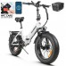 Електровелосипед Samebike LOTDM200-II (750 Вт, 13 А*год, 48 В), колеса 20", з ручкою газу, білий, код: LOTDM200-II-white
