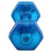 Гантель для фітнесу з TPU покриттям Zelart Jelly Urethane Coated Dumbbells 1х5,7кг, синій, код: TA-2946-12_5LB-S52