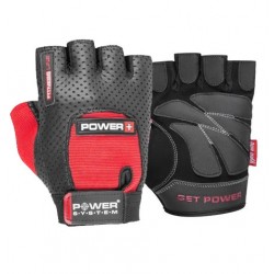 Рукавички для фітнесу і важкої атлетики Power System Power Plus Black/Red M, код: PS-2500_M_Black-red