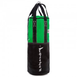 Мішок боксерський циліндричний Fairtex 800х400 мм, зелений-чорний, код: HB3_GBK-S52