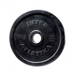 Диск прогумований InterAtletika 15 кг, код: LCA026-M