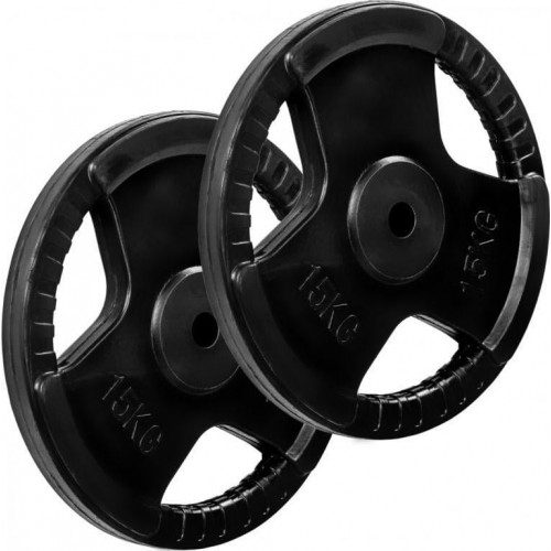 Набір чавунних дисків Movi 2х15 кг, чорний, код: M-10085514-IN Набір чавунних дисків Movi 2х15 кг, чорний, код: M-10085514-IN