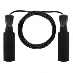 Скакалка швидкісна з підшипниками FitGo 2800 мм, чорний, код: FI-0783_BK Скакалка швидкісна з підшипниками FitGo 2800 мм, чорний, код: FI-0783_BK