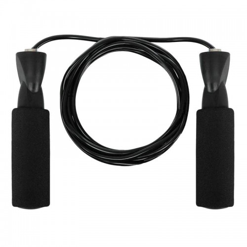 Скакалка швидкісна з підшипниками FitGo 2800 мм, чорний, код: FI-0783_BK