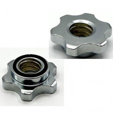 Замок для грифа гайка BioGym d=25мм, хром, код: 80163-25-WS