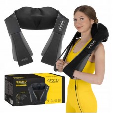 Накидка-масажер для шиї та спини 4Fizjo Shiatsu Pro+, чорний-сірий, код: P-5907739319067