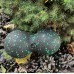 Масажний м"яч подвійний PowerPlay Epp Foam peanut Ball 160х80 мм, чорний-зелений, код: PP_4352_Green_8x16