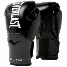 Боксерські рукавиці Everlast Elite Training Gloves 16  унцій, чорний-сірий, код: 009283609092