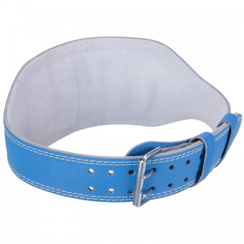 Пояс атлетичний шкіряний Zelart ширина 15см XL синій, код: SB-165103_XL