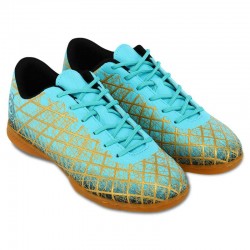 Футзалки взуття для міні-футболу Lijin, розмір 41, бірюзовий-золотий, код: 333-39-45-4_41