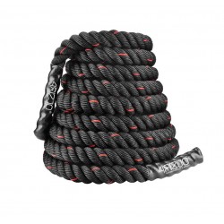 Канат тренувальний для кросфіту 4Fizjo Battle Rope 9 м, чорний, код: P-5907739312242