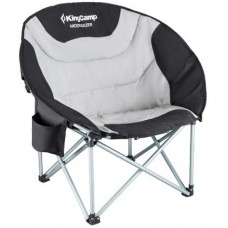 Розкладне крісло KingCamp Moon Camping Chair 690х860х800мм, чорний-сірий, код: KC3989