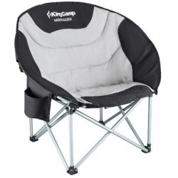 Розкладне крісло KingCamp Moon Camping Chair 690х860х800мм, чорний-сірий, код: KC3989