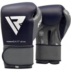 Рукавиці боксерські Rdx Leather Pro C4 Blue 10 унцій, код: RX-40267_10