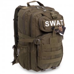Рюкзак тактичний рейдовий Silver Knight 35л оливковий, код: SWAT-3P_OL