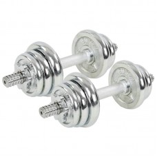 Гантелі розбірні сталеві хромовані Kis 2х6,5 кг, код: TA-8210-13 Гантелі розбірні сталеві хромовані Kis 2х6,5 кг, код: TA-8210-13