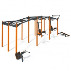 Спортивний комплекс InterAtletika Workout PRO Large-4, 8549х4410х3045 мм, код: KF902.14-SM