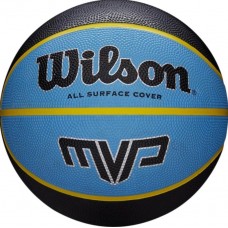 М'яч баскетбольний Wilson MVP 295, розмір 7, чорний-синій, код: 887768756703