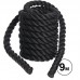 Канат для кроссфіта Zelart Combat Battle Rope 9000х38 мм, чорний, код: FI-5311-9