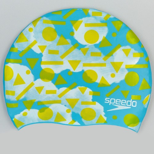 Шапочка для плавання дитяча Speedo Junior Slogan Print, код: 808386B955