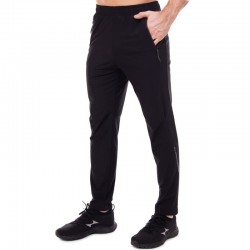 Штани спортивні чоловічі прямі Lidong XL (48-50), чорний, код: LD-0363_XLBK