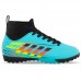 Сороконіжки футбольні з носком PlayGame розмір 36, блакитний-чорний, код: 266-2_36