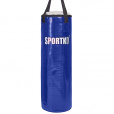 Мішок боксерський SportKo 850х320 мм, 20 кг, синій, код: MP-3_BL