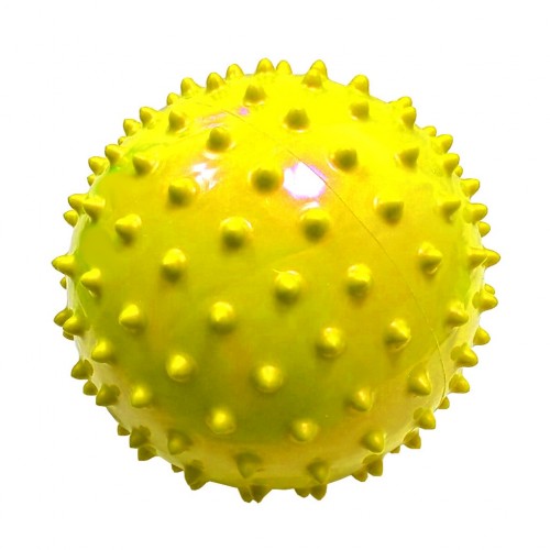 М"яч масажний надувний SNS D20-Ж d=200мм, жовтий, код: 12521-SNS