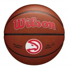 М"яч баскетбольний Wilson NBA Team Alliance BSKT ATL Hawks, розмір 7, коричневий, код: 194979034187