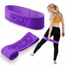 Резинка для фітнесу та спорту із тканини 4FIZJO Flex Band 16-22 кг Violet, код: P-5907739311696