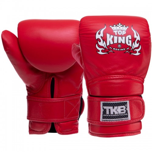 Снарядні рукавички Top King шкіряні L, червоний, код: TKBMU-CT_L_R-S52