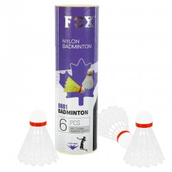 Волани для бадмінтону Fox 6шт, білий, код: B881_W Волани для бадмінтону Fox 6шт, білий, код: B881_W