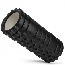 Масажний ролик (роллер) U-Powex EVA foam roller 330x140 мм, чорний, код: UP_1020_T1_Black