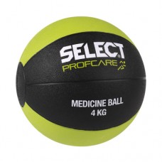 М"яч медичний Select Medicine ball 4 кг, чорний-салатовий, код: 5703543204120