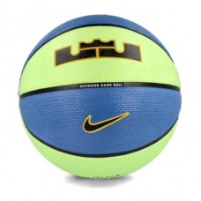 М'яч баскетбольний Nike Playground 2.0 8P L James, розмір 7, синій-салатовий, код: 88779140117