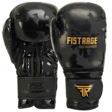 Боксерські рукавиці Fistrage 12 унцій, чорний, код: VL-5552_12BK