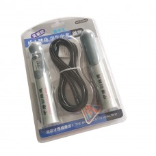 Скакалка з лічильником стрибків SNS TS-G1962 280 см, сірий-чорний, код: 50008-SNS