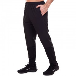 Штани спортивні чоловічі прямі Lidong XL (48-50), чорний, код: LD-0569_XLDBK