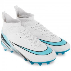 Бутси футбольні з носком PlayGame розмір 43, блакитний-темно-синій, код: 2501B-3_43