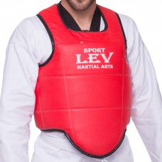 Захист корпусу (жилет) двосторонній Lev L (48-50), червоний/синій, код: LV-4282_L