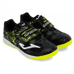 Футзалки взуття для міні-футболу дитяче на липучці Joma Super Copa 34-EUR/33-UKR, чорний, код: SCJW2401INV_33