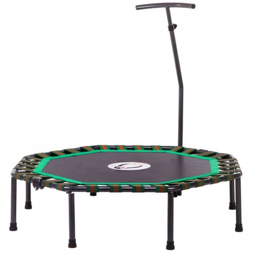 Фітнес батут восьмикутний FitGo 106см чорний-зелений, код: FI-2904-106-S52 Фітнес батут восьмикутний FitGo 106см чорний-зелений, код: FI-2904-106-S52