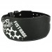 Пояс атлетичний шкіряний Fistrage XL, ширина-15см, чорний-білий, код: VL-4340_XL