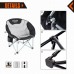 Розкладне крісло KingCamp Moon Camping Chair 690х860х800мм, чорний-сірий, код: KC3989