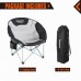 Розкладне крісло KingCamp Moon Camping Chair 690х860х800мм, чорний-сірий, код: KC3989